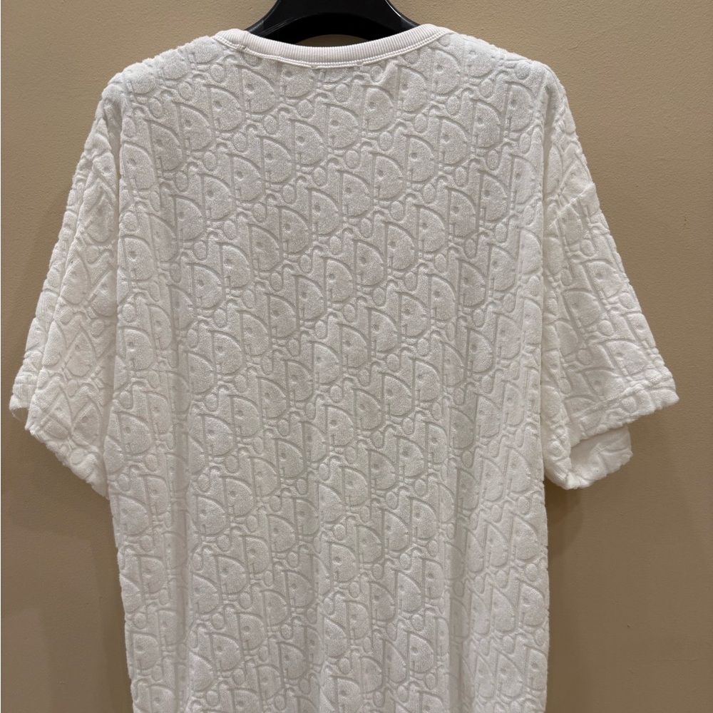 Dior Oblique White Towel T-Shirt
